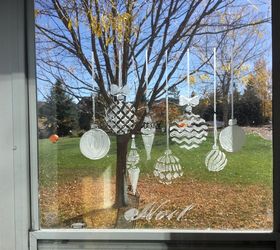 decorating windows using window wax , christmas decorations, cleaning tips, crafts, home decor, outdoor living, painting, seasonal holiday decor