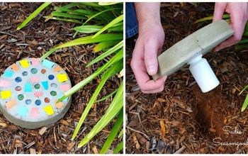 DIY Stepping Stone With Secret Key Hider