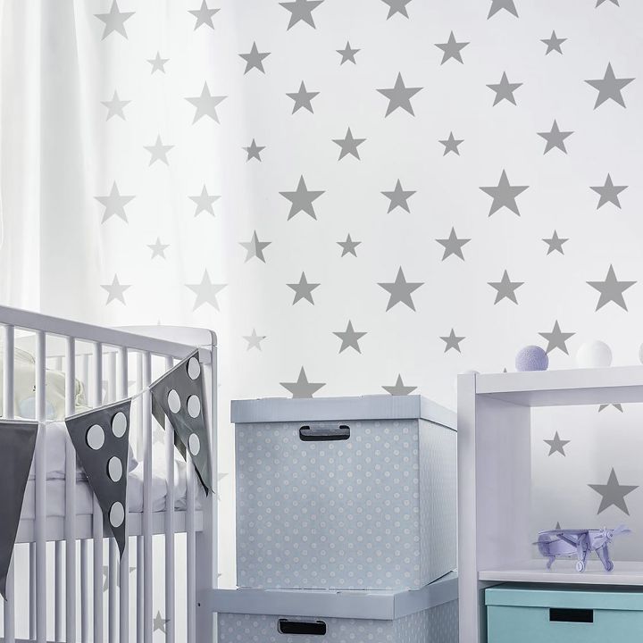 introducing our new nursery stencil collection, bedroom ideas, painting, wall decor