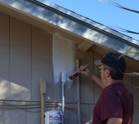 patching a varmint hole in house siding, home decor, home maintenance repairs, outdoor living, painting, roofing, tools, woodworking projects