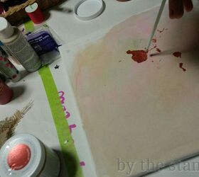 diy paint splatter art, crafts