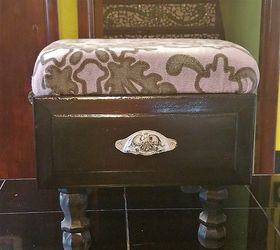 a footstool upcycle to get a leg up, bedroom ideas, decks, flooring, painted furniture, pallet, pets animals, repurposing upcycling, storage ideas, reupholster, woodworking projects