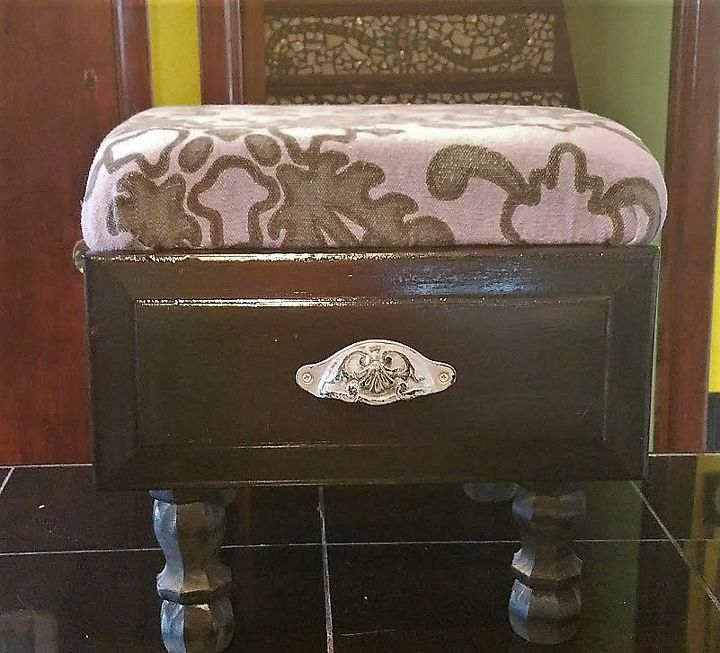 a footstool upcycle to get a leg up, bedroom ideas, decks, flooring, painted furniture, pallet, pets animals, repurposing upcycling, storage ideas, reupholster, woodworking projects