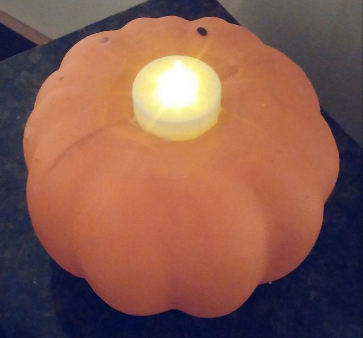 super easy pumpkin candle, crafts, seasonal holiday decor