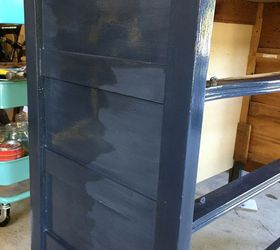 old fashioned milk paint to the rescue for this serpentine dresser, painted furniture, painting