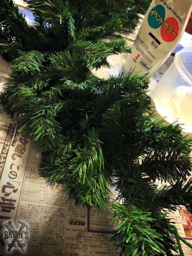 Easy Cheap DIY Christmas Garland Decoration
