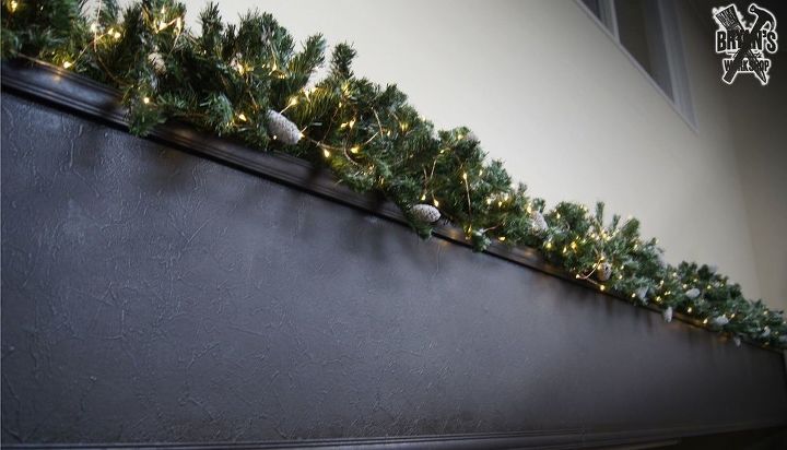 decorao de uma guirlanda barata para o natal, Guirlanda de Natal decorada