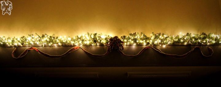 decorao de uma guirlanda barata para o natal, Decora o com cordas de Natal DIY