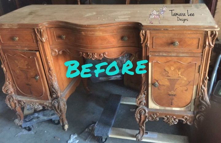 for the fashion lover, painting wood furniture, This was AFTER I stripped off the top
