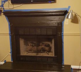 is this the same fireplace optical illusion with simple paint, fireplaces mantels