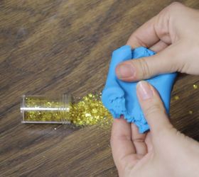the easiest way to clean glitter