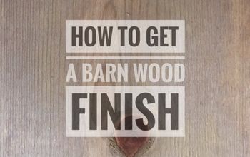 Cómo conseguir un acabado de madera de granero