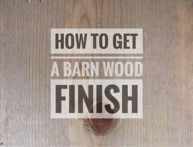 como conseguir un acabado de madera de granero