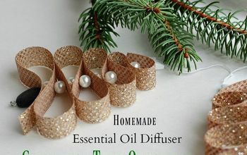  Ornamento caseiro para a árvore de Natal com difusor de óleo essencial