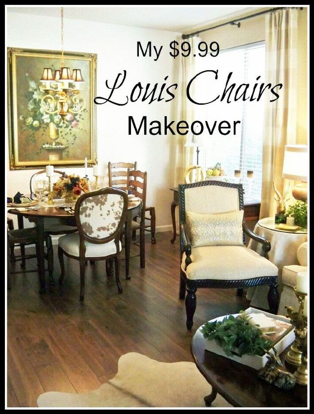 my 9 99 louis chairs makeover