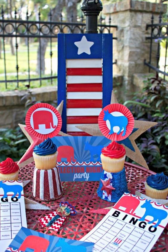 election party decor and free printables, home decor