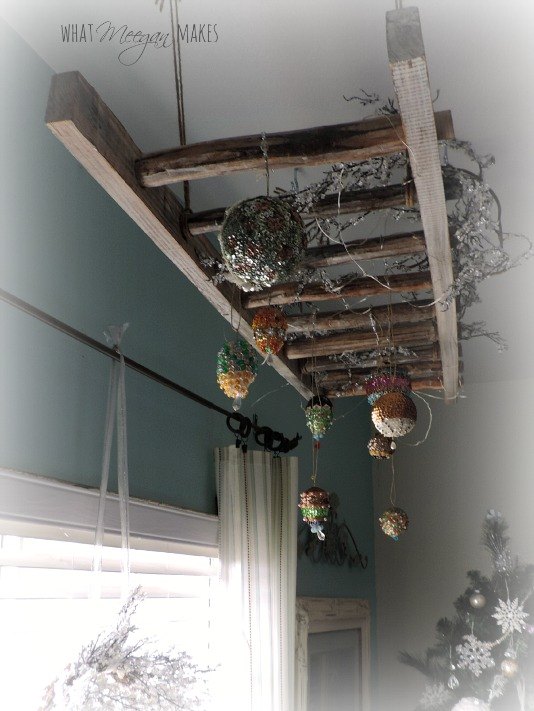 how to hang a vintage ladder as home decor, home decor, how to