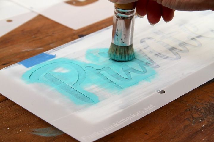 update your home with stencils pro tips on getting crisp edges , home decor, Stippling