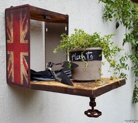 diy make a mini potting shed, gardening, outdoor living