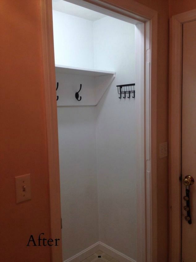 here s how to get a mudroom when you don t have an entryway 13 ideas, Just add a bunch of coat hooks