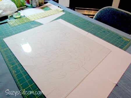 creating faux stained glass with acrylic paint and glue, crafts, painting