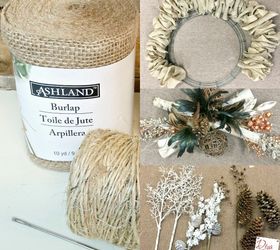 make the perfect burlap wreath, crafts, wreaths