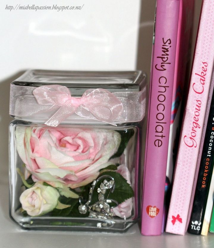 suportes para livros diy jar of roses