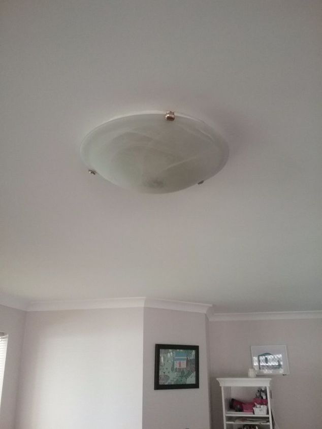 Updating An Oyster Light Shade Hometalk - How Do You Remove A Ceiling Light Shades