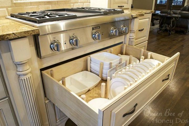 13 storage ideas that will instantly declutter your kitchen drawers, And apply the same thing to your dishes