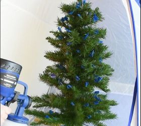 How she transformed a basic, boring 3-foot tree in a single step