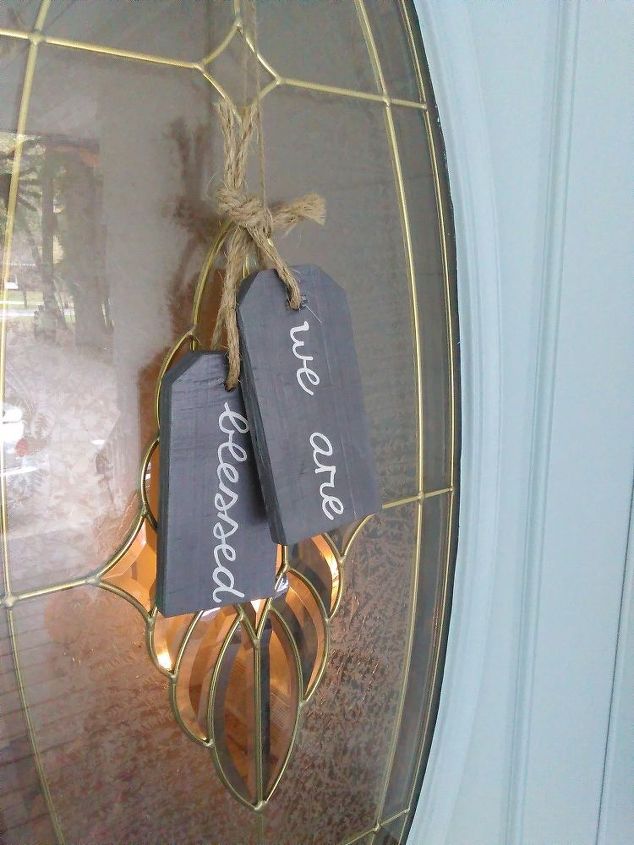 a front door alternative to the basic wreath, crafts, doors, wreaths