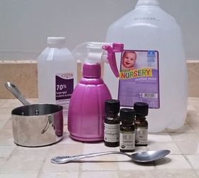 diy holiday spray to make your faux christmas tree smell like real, Three ingredients is all you need