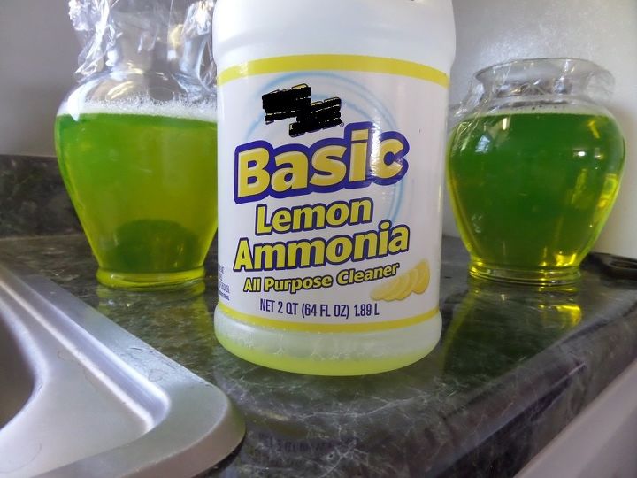 Easy Fix For Cleaning Your Cloudy Vases Hometalk Cleaning Cloudy Vases Ammonia Tips
