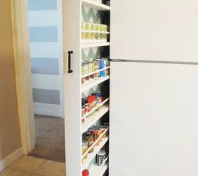 s add more pantry space with these brilliant hacks, closet, Hide your cans in a slide out shelf