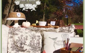 French Fall Picnic and Outdoor Game DIY