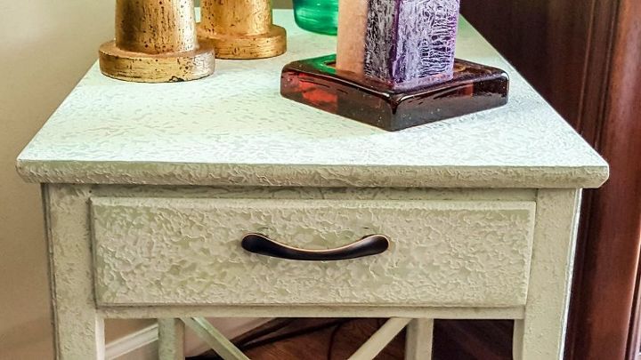 shut the front door these sand decorating techniques are stunning, Paint your furniture with a salt wash