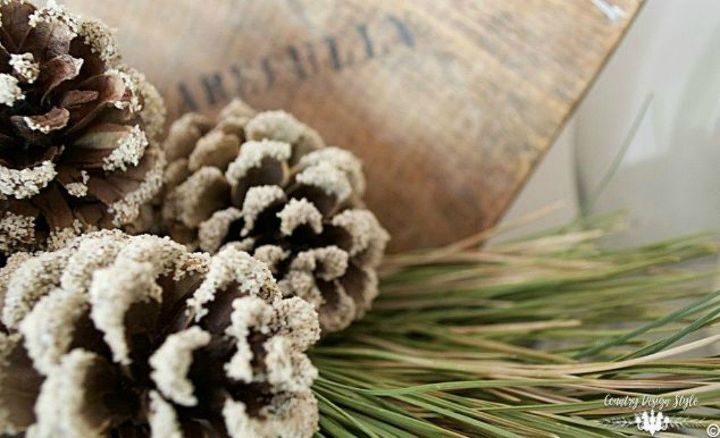 shut the front door these sand decorating techniques are stunning, Give your pine cones an upgrade