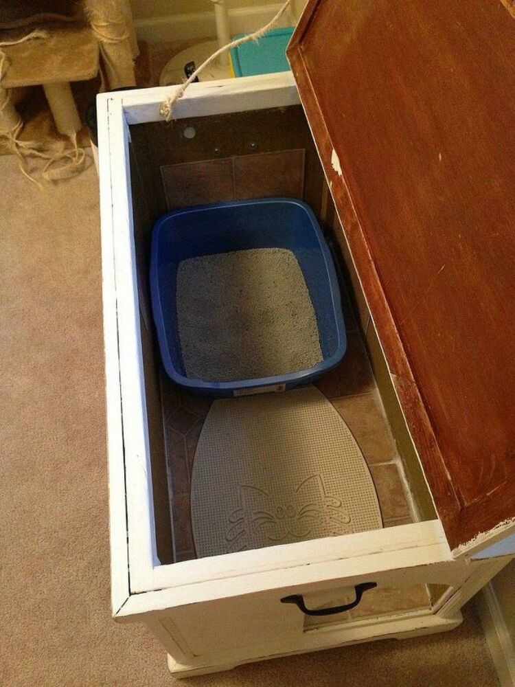 Cat Litter Box Garage Enclosure Cat Litter Box Garage Enclosure