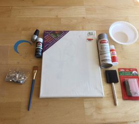 easy light up canvas art, crafts