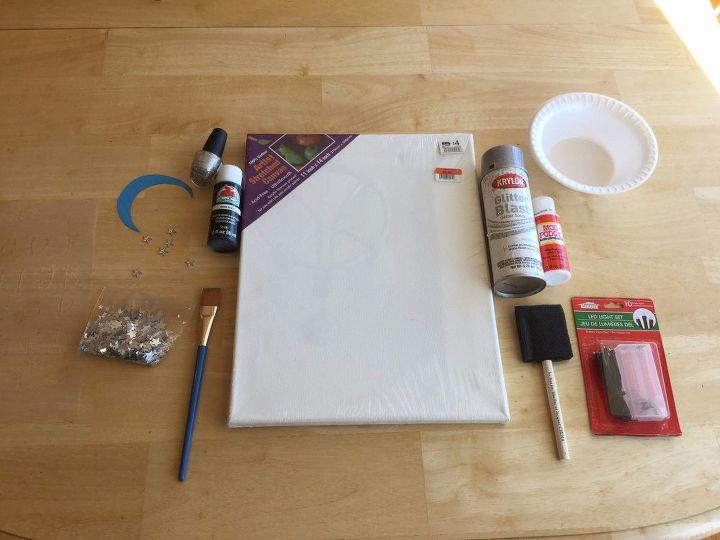 easy light up canvas art, crafts