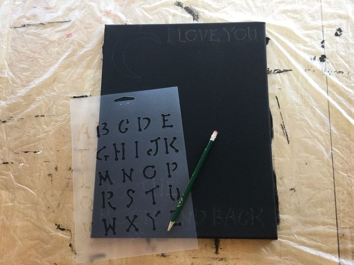 easy light up canvas art, crafts