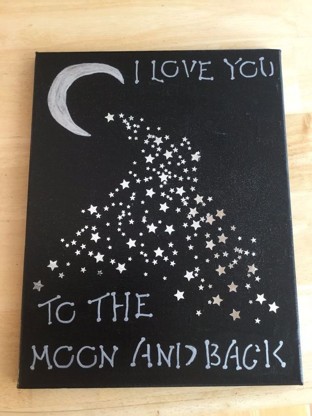 easy light up canvas art, crafts
