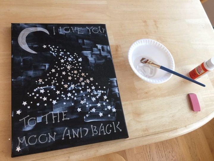 easy light up canvas art, crafts