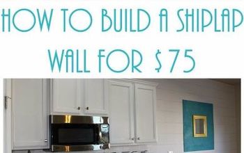  Como construir uma parede Shiplap por US $ 75