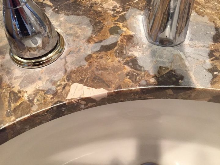 i cleaner to remove build up on my countertop and it damaged it