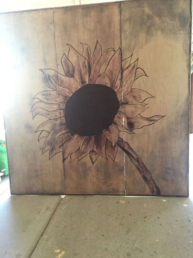 cambio de imagen de la mesa sunflower stained highly top