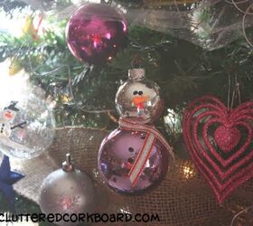 fun diy snowman christmas ornament, christmas decorations, seasonal holiday decor
