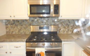 Painting Kitchen Counters and Back Splash Makeover