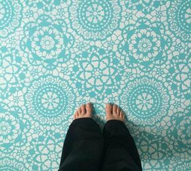 make old floors new fabulous with floor stencils