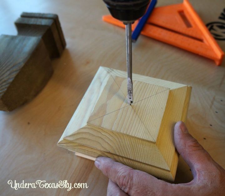 front porch welcome post